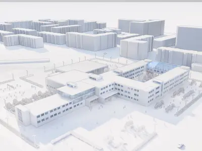 School building 3D model