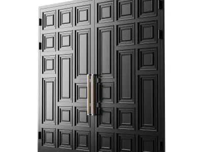 Gate black loft 08 3D model