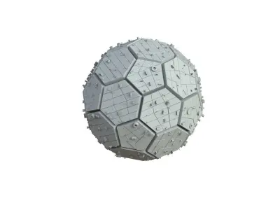 Sci Fi Object No 2267 Low Poly Low-poly 3D model