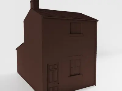 British Row Home 03 3D model