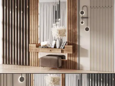 Hallway Set  N8  1 3D model