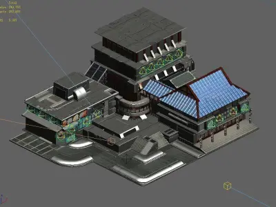 Heterogeneous World - City Hall 03 3D model