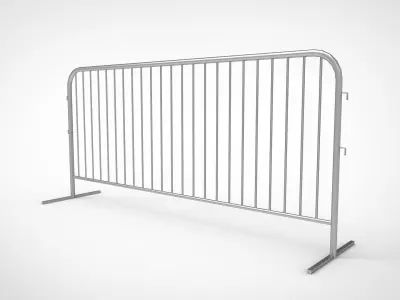 road barrier type steel 3D model