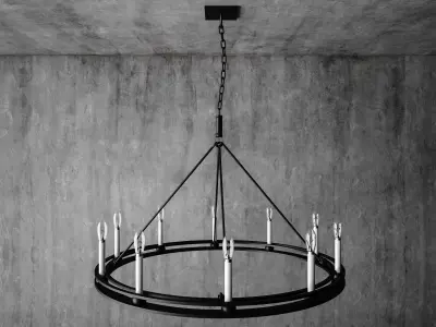 Troy Lighting - Hudson Valley Lighting Group - Sutton F6237 3D model