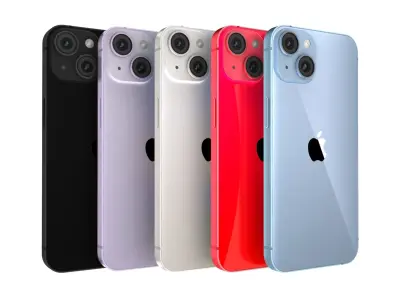 iPhone14 Full Colors 3D model