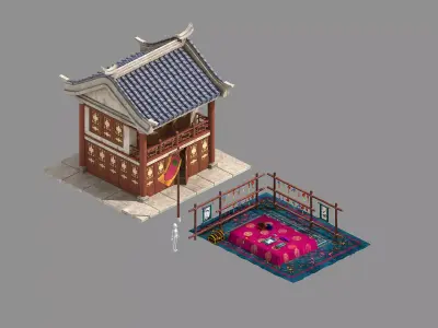 Business - Architecture - Small Beach 33 3D model