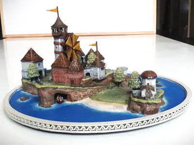 Windfall Island - Zelda The Wind Waker 3D print model