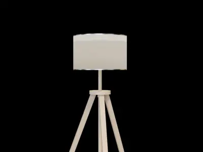 floor lamp Low-poly 3D model