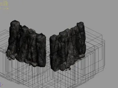 Brutal tribe - Mountain 01 3D model