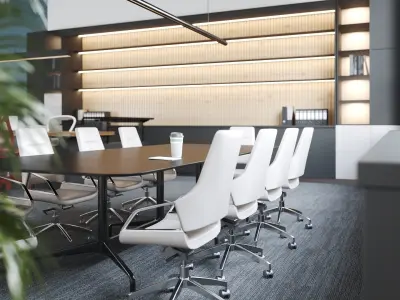 ProVis3D 021 - Modern Office Meeting 3D model