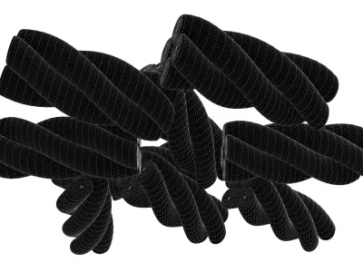 Marshmallows V2 008 Low-poly 3D model