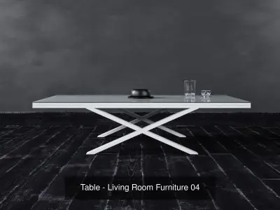 Tables - Living Room Furniture vol 01 3D Model Pack