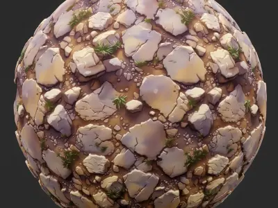 Stylized Ground Seamless Texture Texture