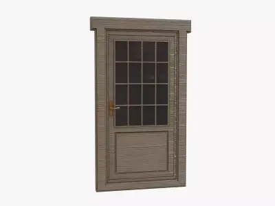 Door 07  Low-poly 3D model