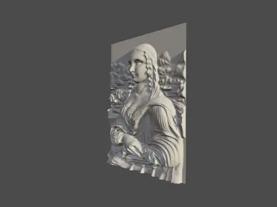 Mona Lisa 3D  3D model
