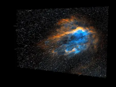 Clamshell Nebula 3D model