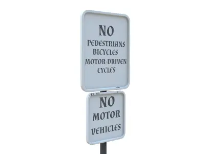 Street Sign 12 3D model