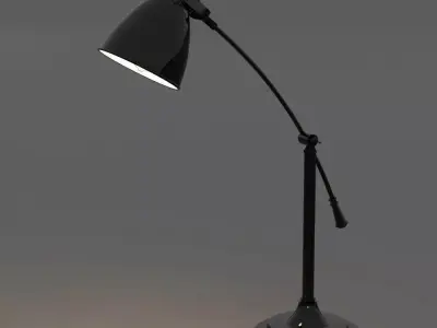 lamp 3d model desk 3D model