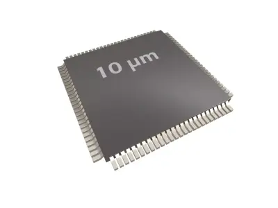 Chip v1 002 Low-poly 3D model