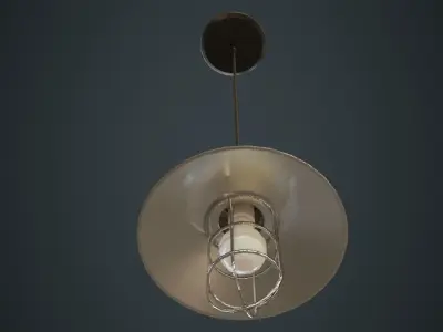 Hanging Lamp 3B Low-poly 3D model