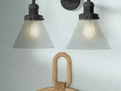 Gayton 2 - Light Dimmable Vanity Light Free 3D model