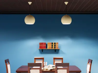 Pendant light set 3D model