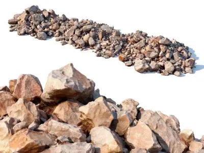 Stone Beach 3D model