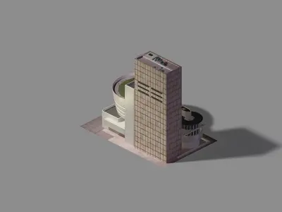 Different dimension - building 11 3D model