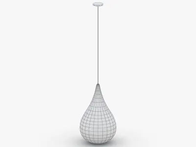 1505 - Hanging Lamp Low-poly 3D model