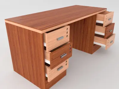 Office Table 3D model