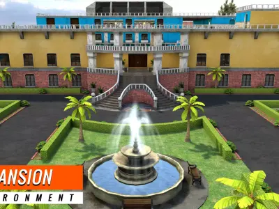 Mansion Envrionment 3D model