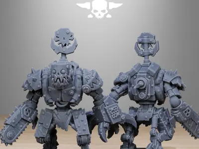Orkaz Bots Infantry 3D print model
