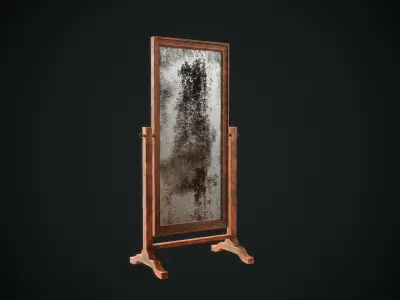 Mirrors old mirror Low-poly 3D model