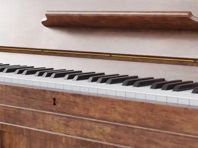  Dark Wood Upright Piano 