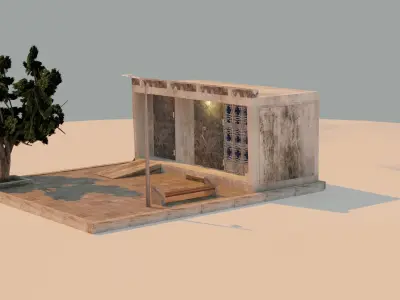 Gate 602 Free low-poly 3D model