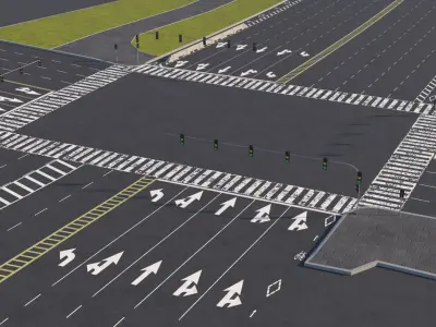  Houdini Procedural Roads Constructor 