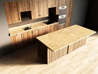 16-Kitchen4 texture 2 3D model