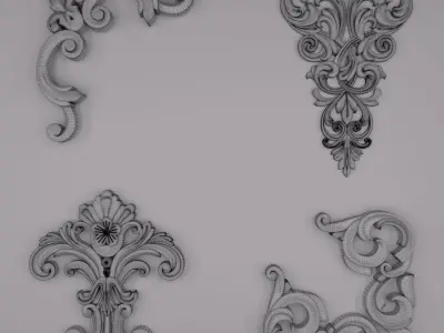 Trim Ornament 16 3D model