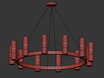 Lepen chandelier 3D model
