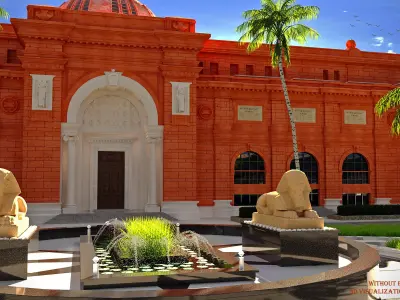 The Egyptian museum 3d model 3D model