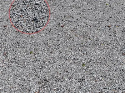 Ultra realistic Gravel White Scan 3D model