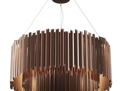 Tom Kirk Tiered Facet Chandelier 3D model