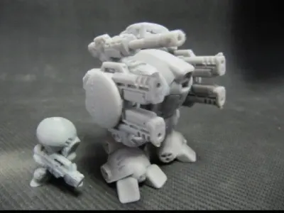 CHIBI-TECH SD - MKIII-DUO GUNPOD     3D print model