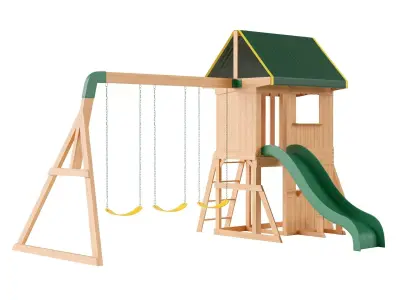 Kids Play Area Low-poly 3D model