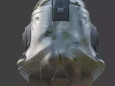 Cyber-Mecha Infiltrator 3D Model Low-poly 3D model