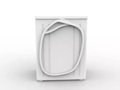 Realistic Washing Machine 3D Printable 3D print model