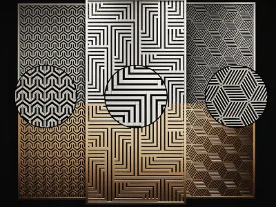 Decorative partition 3D model