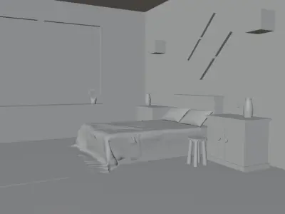 Bedroom Design 3D model