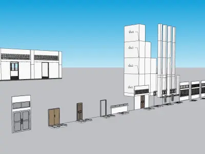 thailand-school 3D model