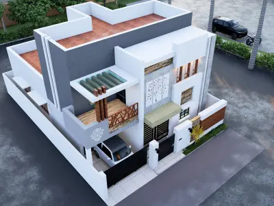 House 2 Low-poly 3D model purchase